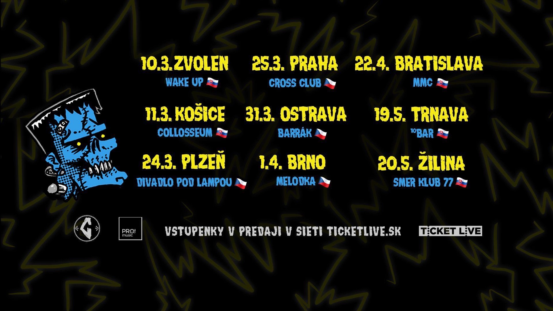 Catastrofy Tour 2023 Kamdomesta sk