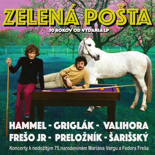 Album Zelená pošta oslavuje 50 rokov, naživo odznie v 7 mestách