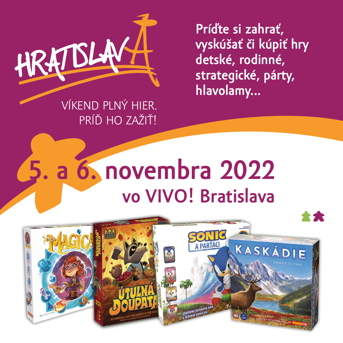 HRAtislava je späť! Tento raz ešte vo väčšom, sťahuje sa do nákupného centra VIVO! Bratislava