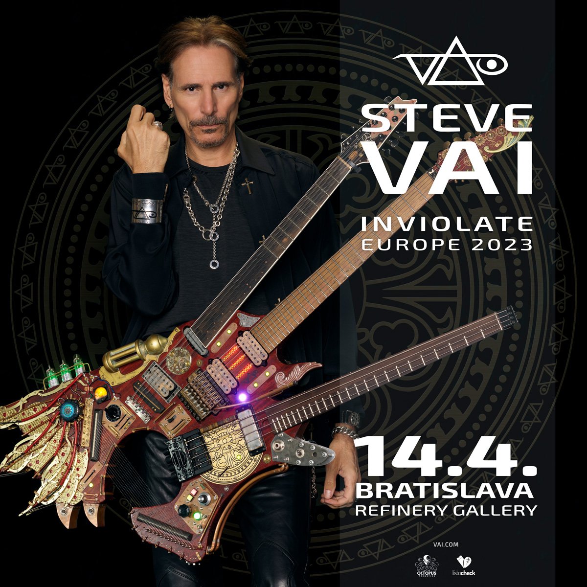 Gitarový mág Steve Vai prichádza na Slovensko!