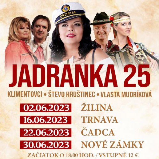 Jandranka vyráža na miniturné v rámci osláv 25. rokov na hudobnej scéne