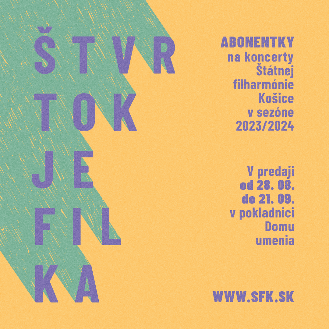 Štátna filharmónia Košice spúšťa predaj abonentiek na sezónu 2023/2024